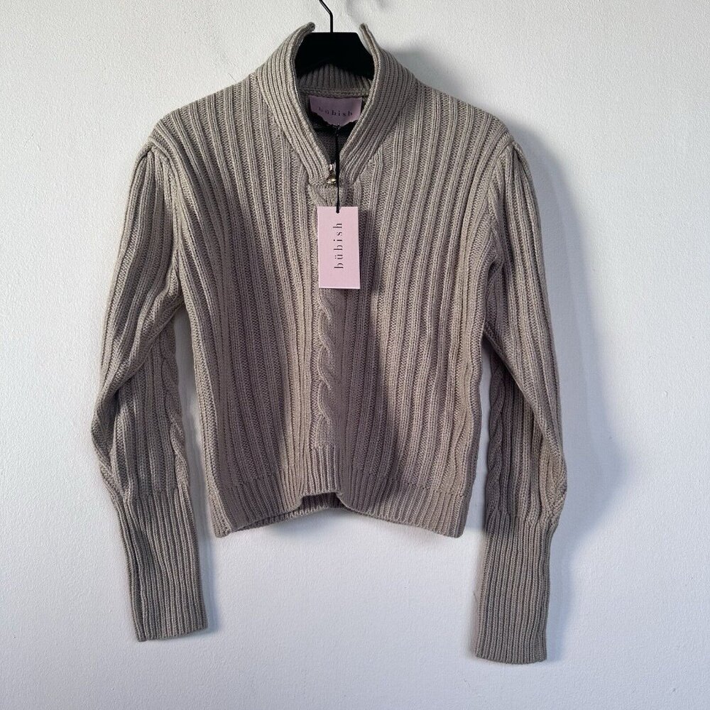 Bubish Daria Sweater Beige Chunky Knit - Picture 3 of 6